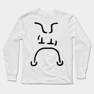 Selfish Face Long Sleeve T-Shirt